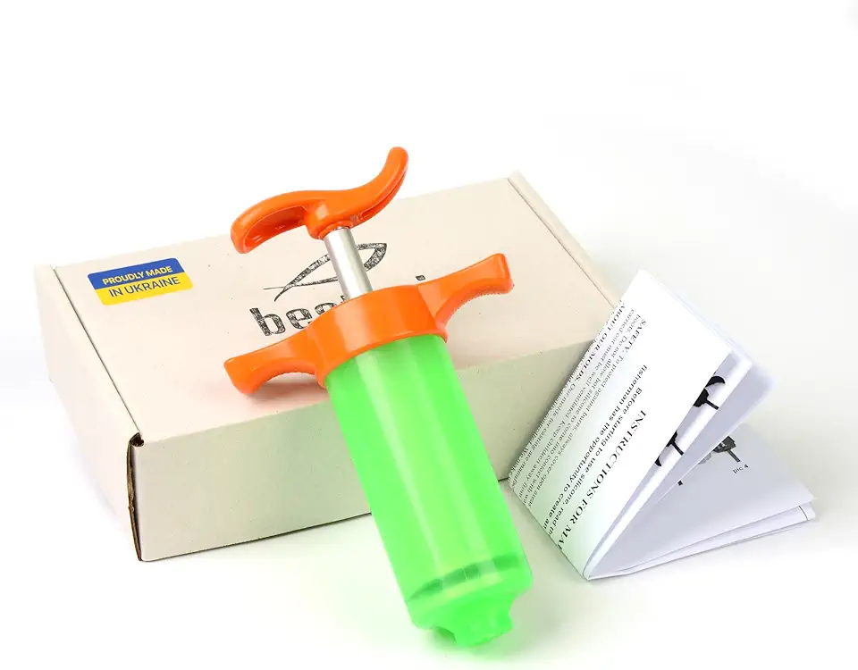 45 ml Injector for Soft Plastic Plastisol Fishing Lure Mold Tackle DIY Making (Plastic)