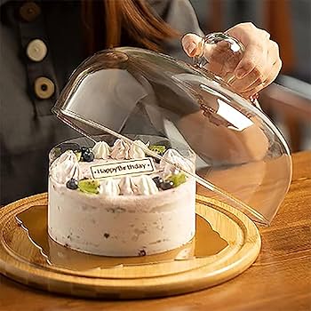 Amazon｜ガラスドーム ケーキドーム ケーキカバー ケーキ