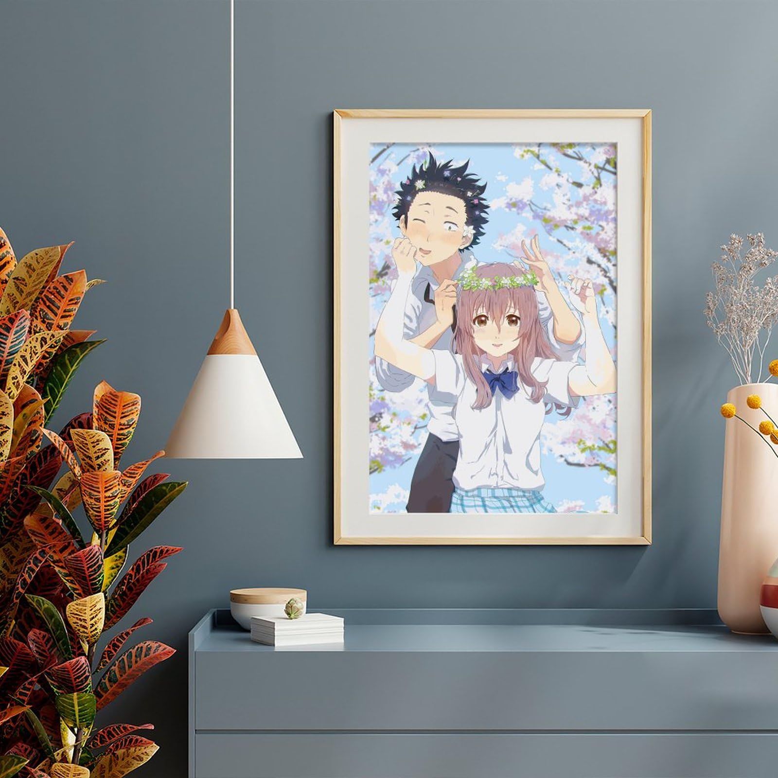 Amazon.co.jp: 聲の形ポスター壁アートアートポスターインテリア