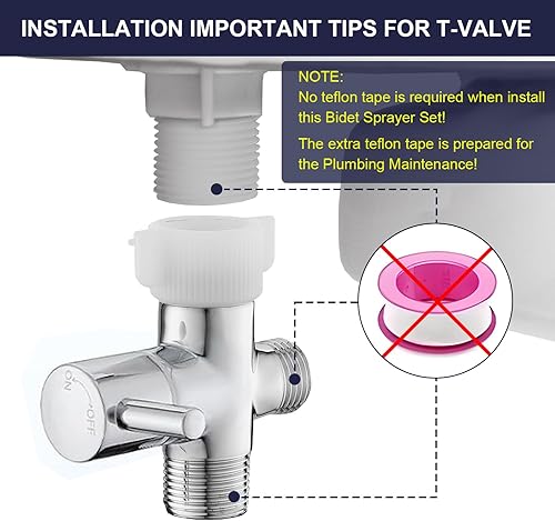Miniatura 6 de Nueva versión de pulverizador de bidé de mano para inodoro, juego de rociador de bidé de baño de acero inoxidable de primera calidad, rociador