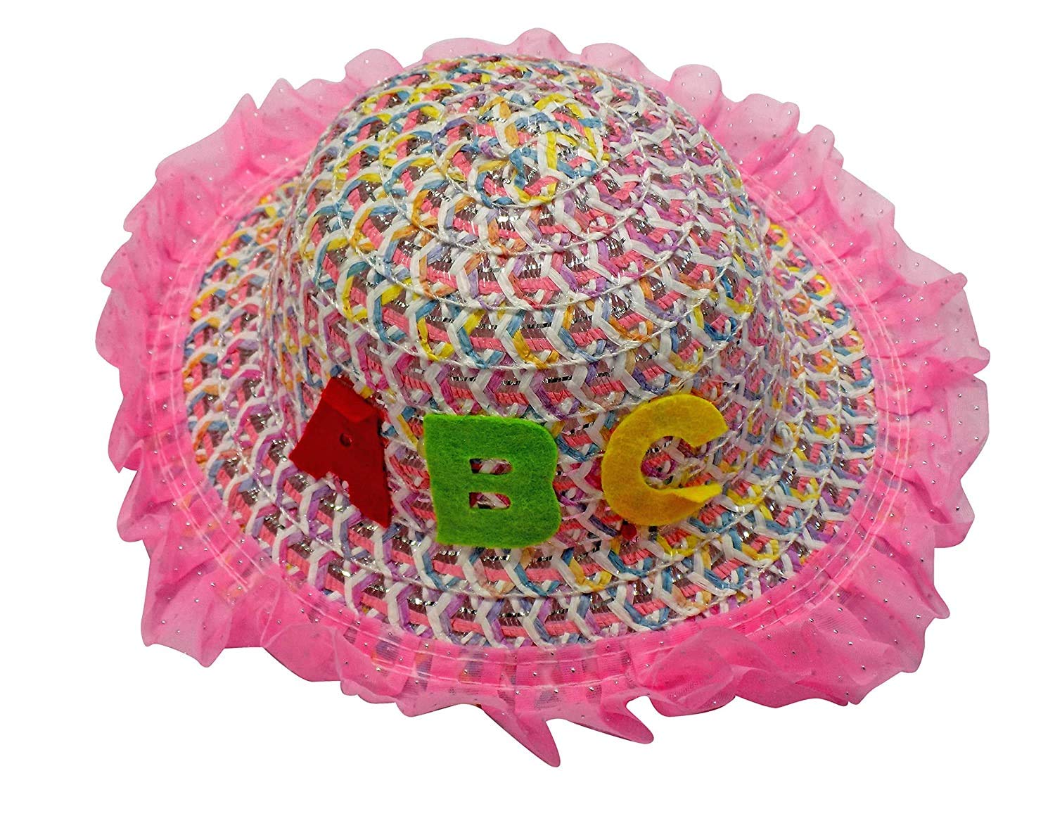 WizmeSummer Baby Hat Short Brim Sun Protection Hat Baby Caps for Girls 20 Grams Pack of 1 Red