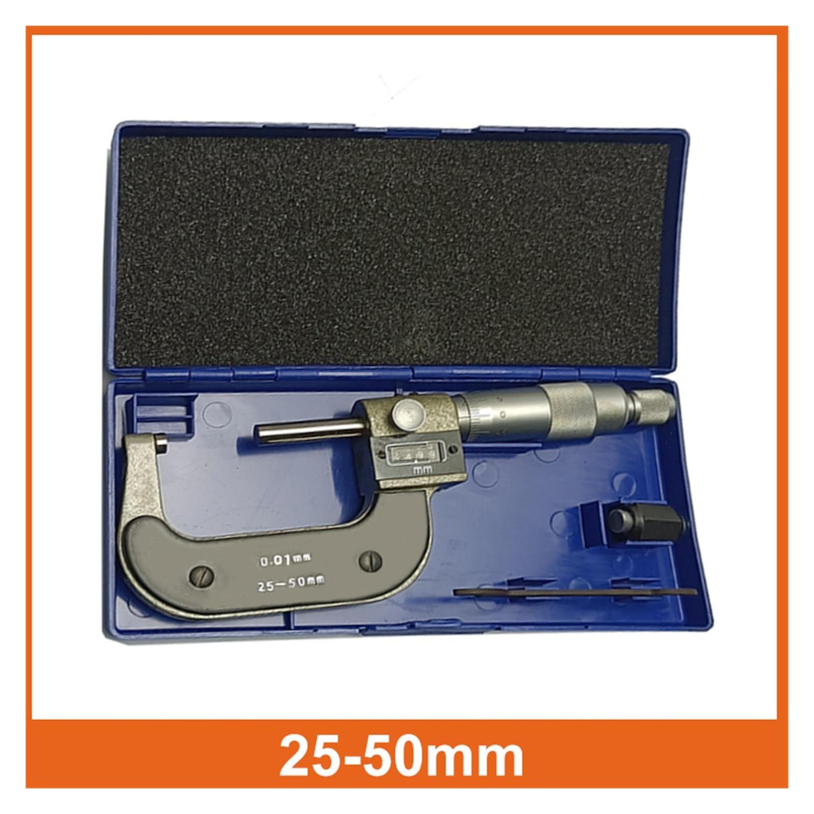Micrometro esterno JQS-25 con contatore digitale, micrometro, misuratore di spessore(25-50mm)