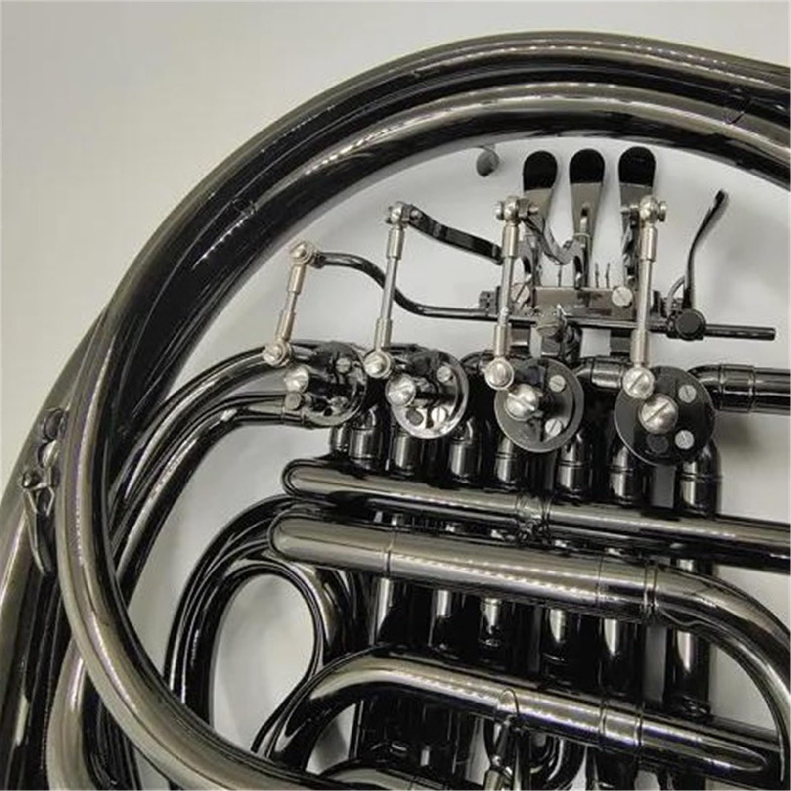 Róg Francuski Mosiądz Róg Francuski Bb Strojenie F Strojenie Czarny Nikiel Odłączany Dzwonek Podwójne 4 Klawisze Instrument Muzyczny Profesjonalny