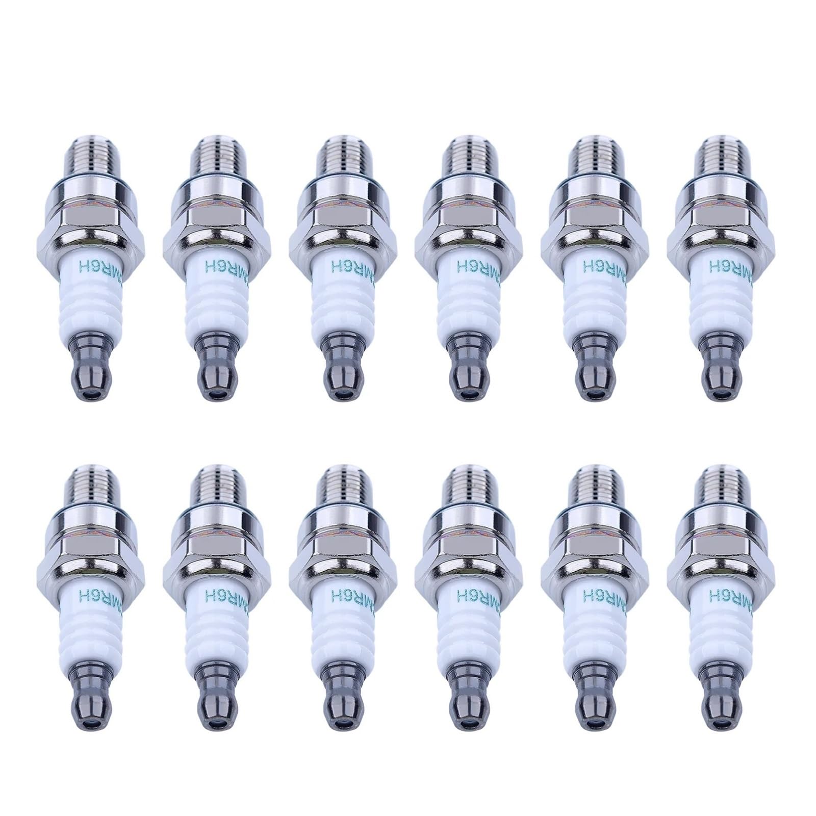Generico Candela, Compatibile con Stihl, FS90 FS100 FS110 HL90 | filettatura 10mm, lunghezza filetto 11.5mm, lunghezza totale 53mm, HL110 HT100 KM90 BR500 BR600