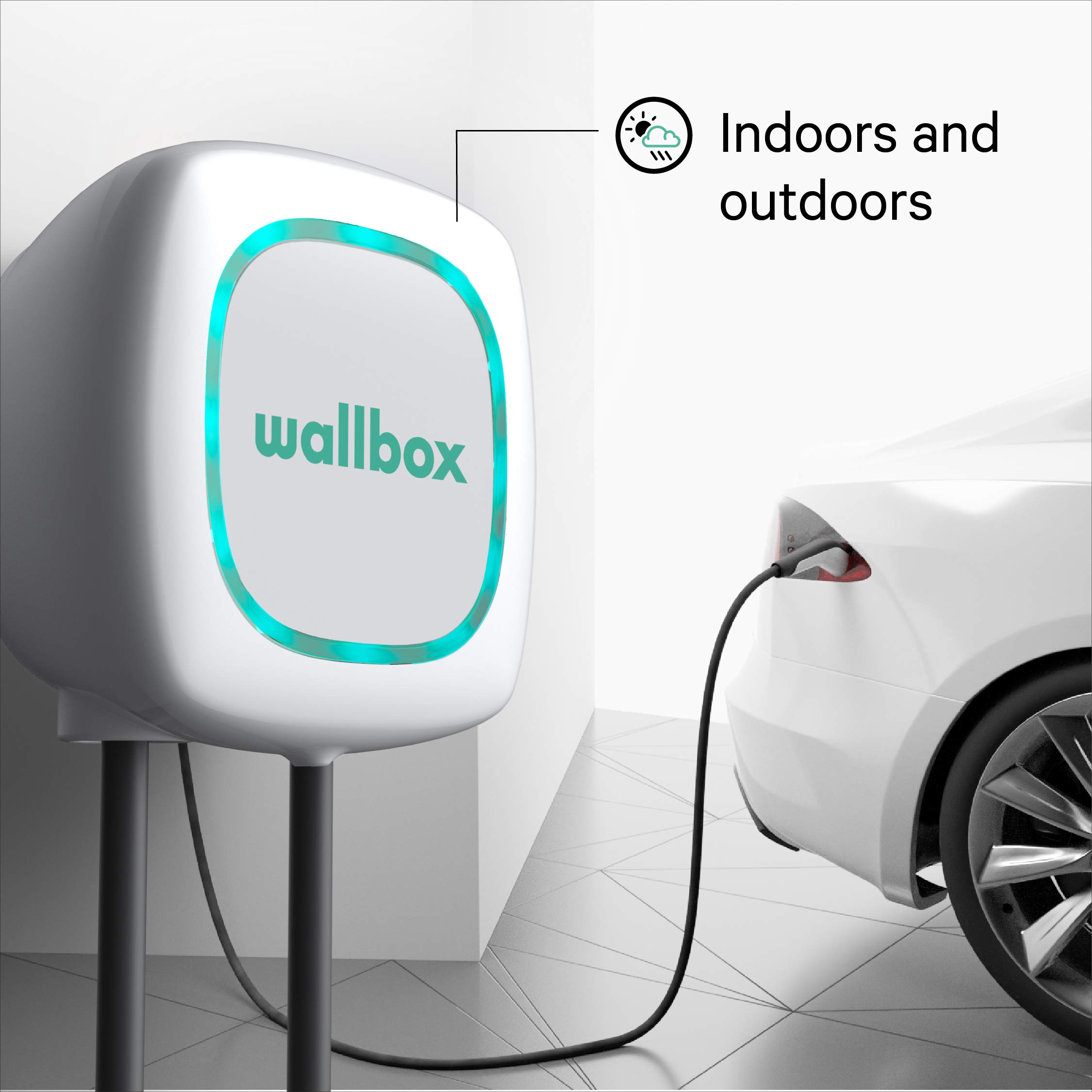 Wallbox Pulsar Plus Ladegerät - 7,4 KW Typ 2 E-Auto Ladestation