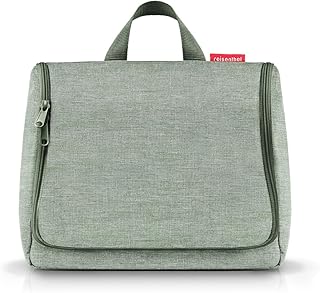 toiletbag XL Twist sage praktischer Kulturbeutel mit Haken, wasserabweisendes Material