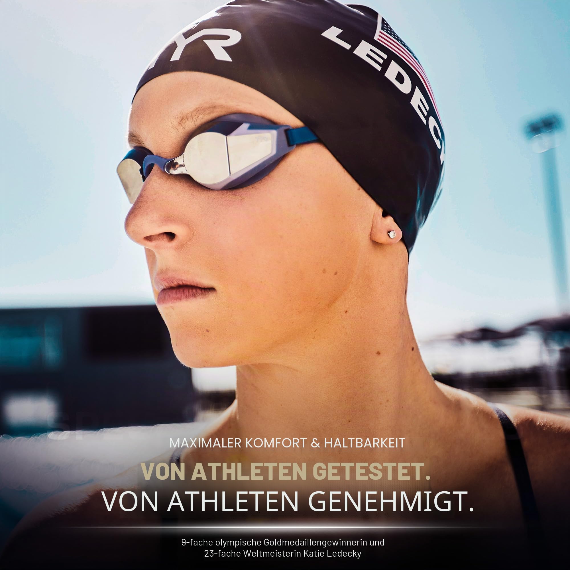 TYR Unisex Stealth X Verspiegelte Schwimmbrille für Erwachsene (1er Pack)