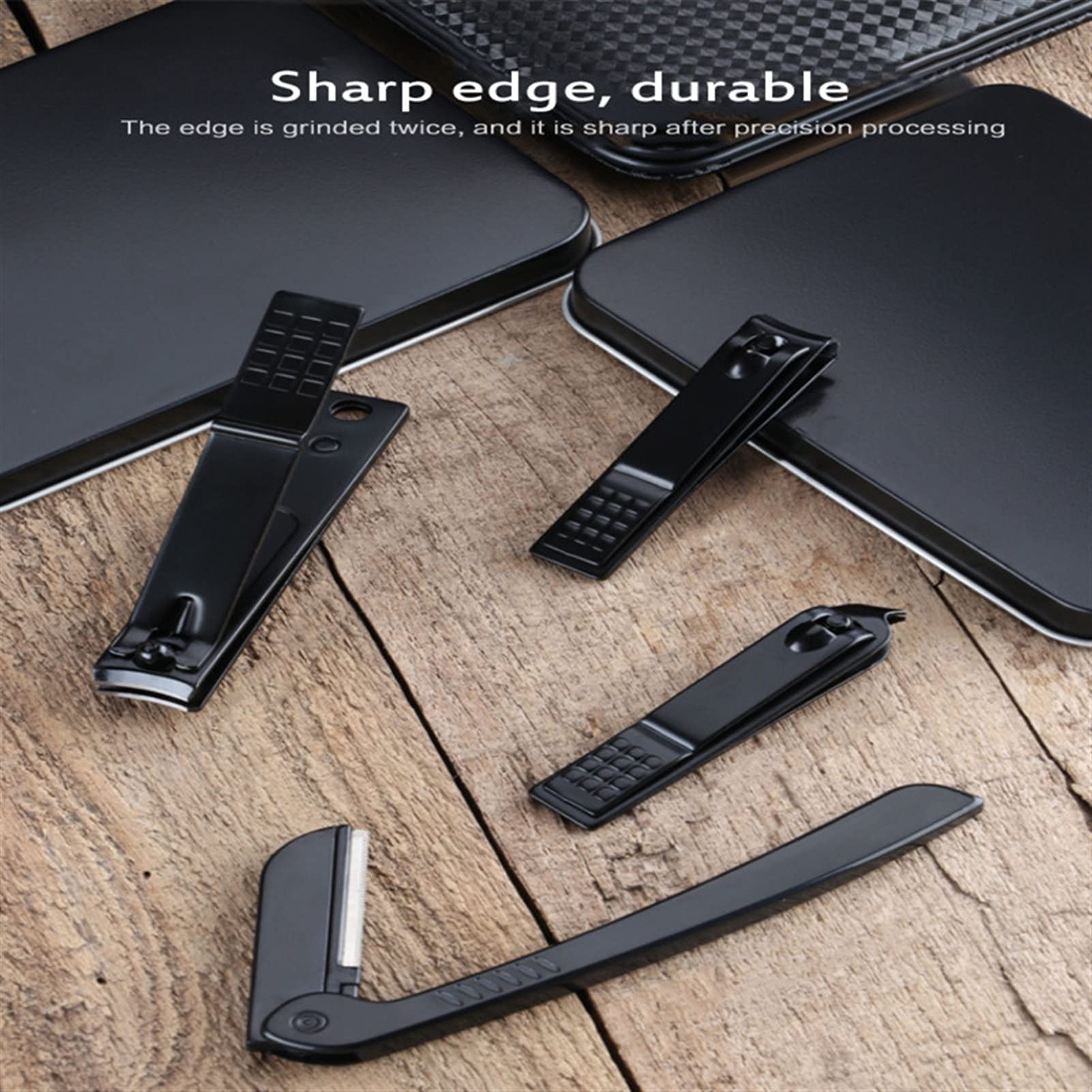 AKAZI Maniküre-Set 18 STÜCKE Professioneller Nagelschneider Pediküre-Scheren-Set Edelstahl-Adlerhaken Tragbares Maniküre-Nagelknipser-Werkzeug-Set Werkzeuge Nagelknipser-Set (Color : 01) (1)