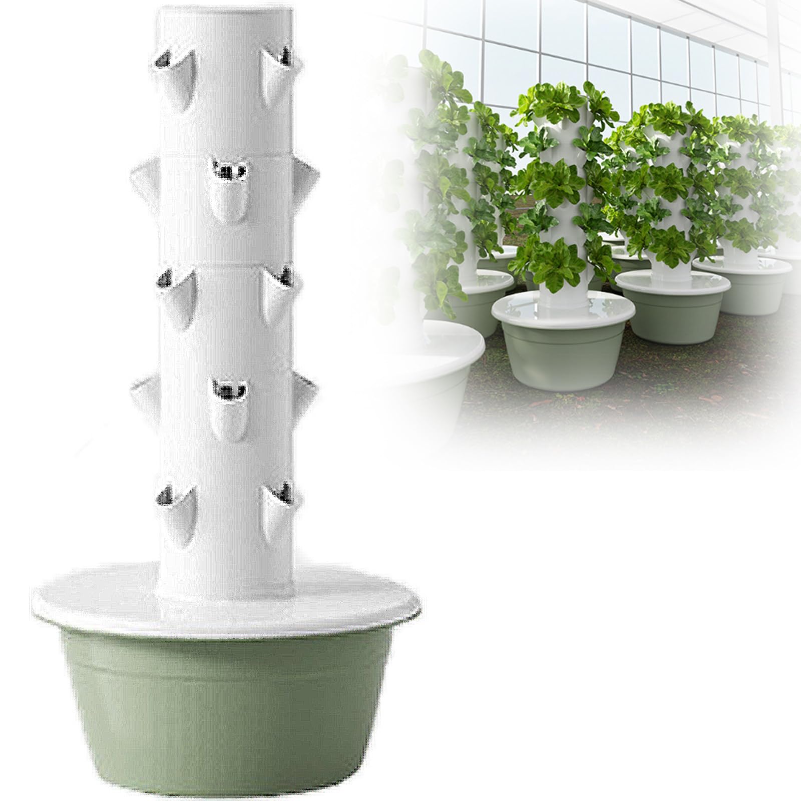 ylpddmm Hydroponics Growing System,Hydroponic Growing Kits & Systems 5Layer-Withoutlight