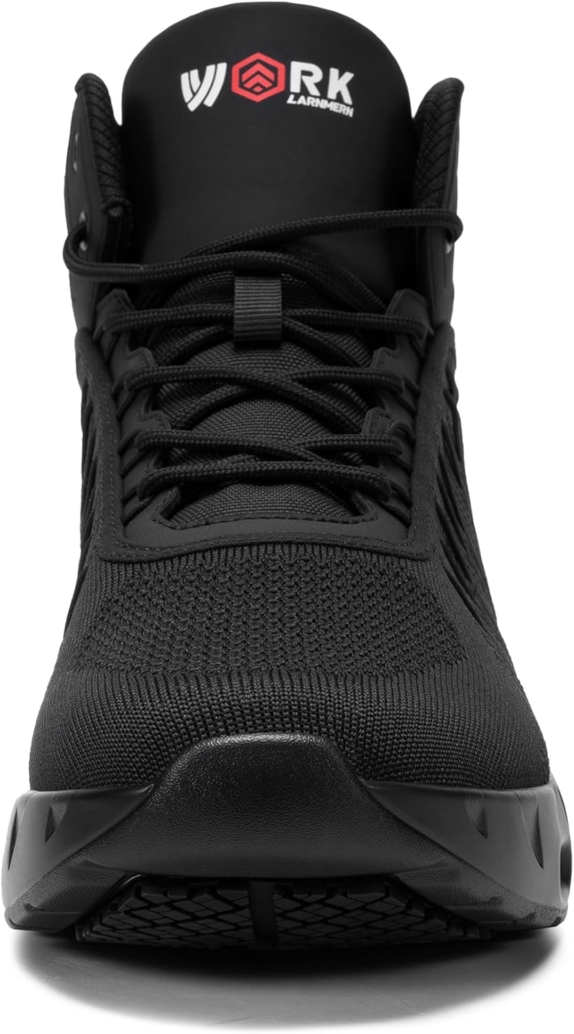 LARNMERN Mens Work Boots for Men Non Slip Chef Walking Shoes Slip Resistant Botas Botines Para Hombre Hiking Ankle Mesh Food Service Footwear - Image 5