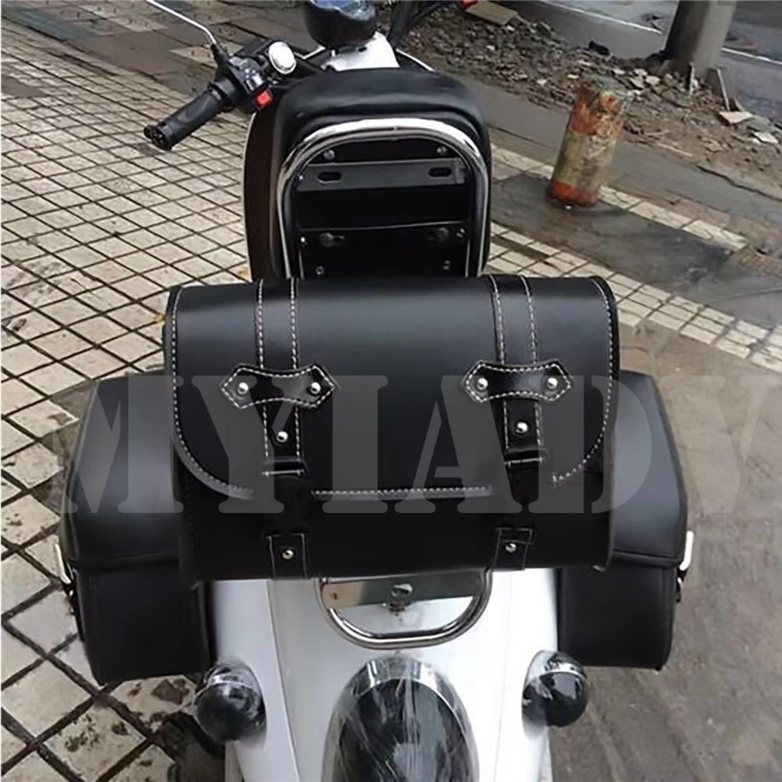 Compatibile Con Sportster Per XL883 XL1200 Xl 883 Moto Bisaccia Modello Side PU Borsa Sella Per Bagagli Attrezzi Accessori Sacche Moto