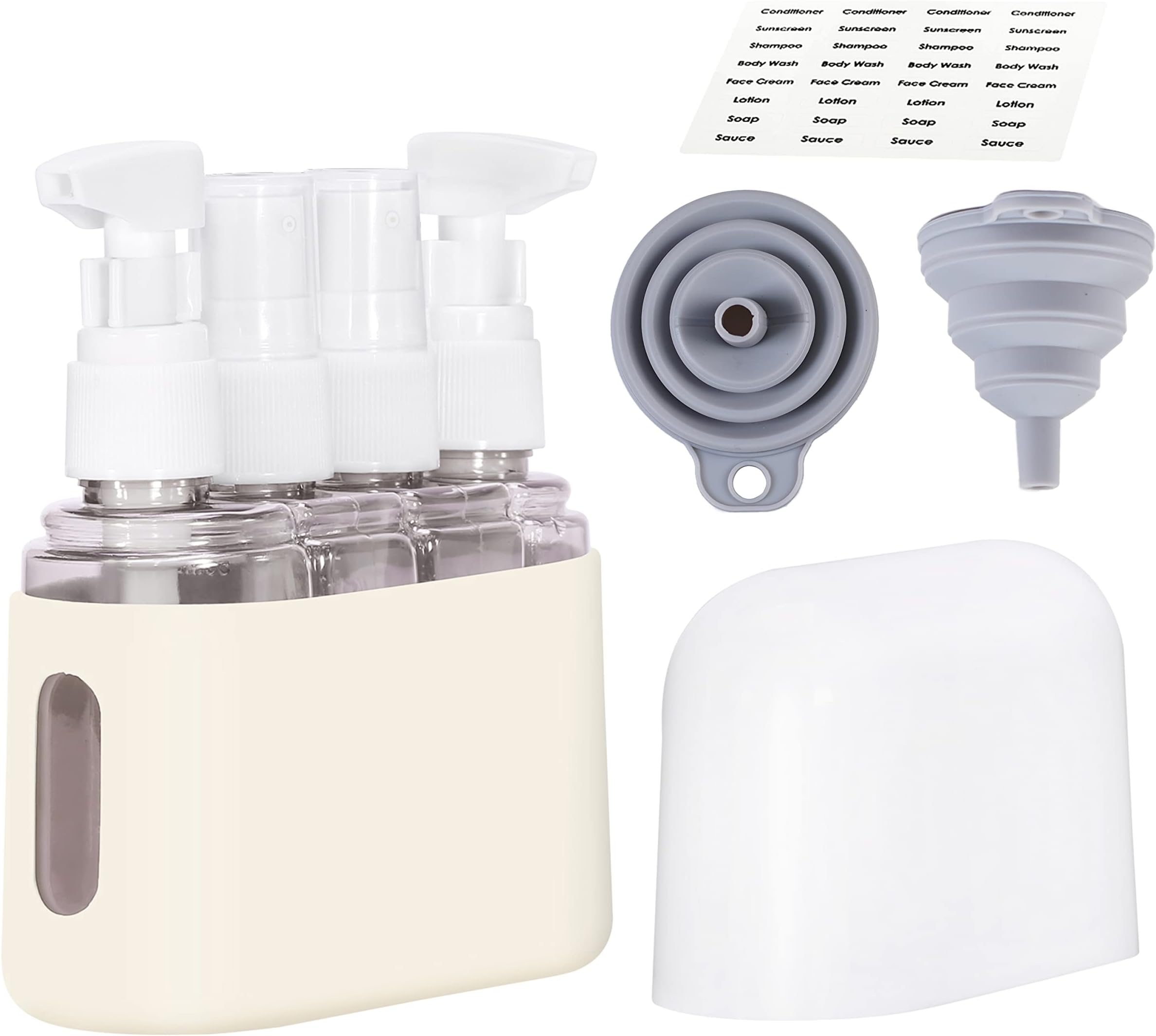 - Bpluma Travel Bottles, Leak Proof Containers For Toiletries TSA Approved Airplane Accessories Kits For Liquid With Labels