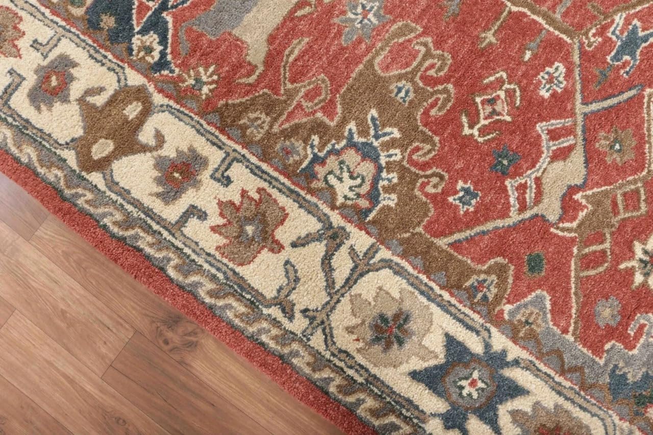 Chaining Handmade Tufted Wool Area Rug