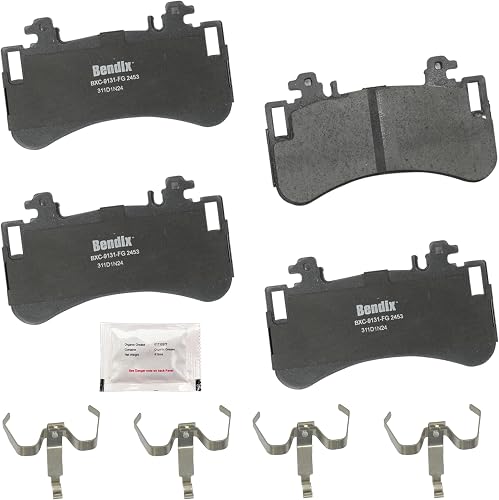 Bendix Priority1 CFC2453 Front Brake Pads for select Mercedes-Benz EQE350, EQE35