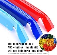 Vista 5 de KUNGKIC Tiras de ajuste para parrilla delantera para 2019-2022 G07 X7 7 7-Beam Accesorios de cubierta de ajuste exacto estilo deportivo 3 piezas