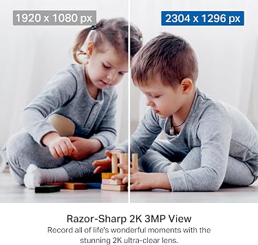 Tapo TP-Link 2K Pan/Tilt Indoor Security Camera for Baby Monitor, Pet Camera, Motion Detection & Tracking, 2-Way Audio, Cloud & SD Card Storage, Works w/Alexa & Google Home, Black, C211
