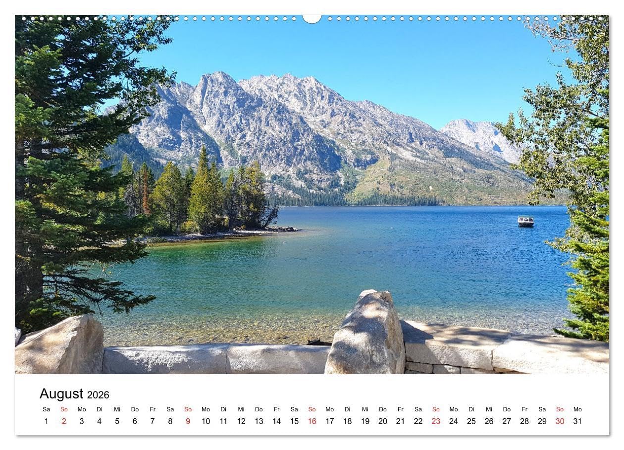 USA Nationalparks - Eine Reise durch die Vielfalt und Schönheit der Naturparks Nordamerikas (Wandkalender 2026 DIN A2 quer), CALVENDO Monatskalender: Atemberaubende Landschaften (CALVENDO Natur)