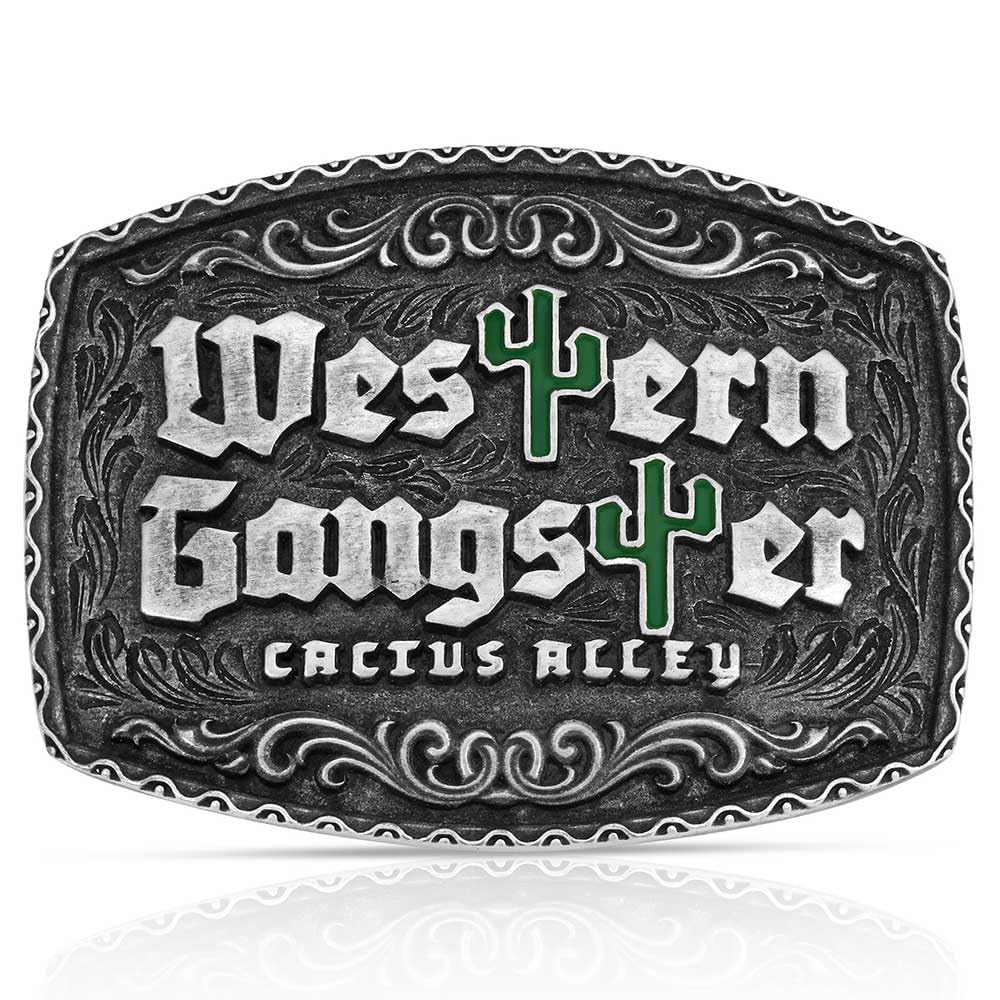 Montana Silversmiths Officially Licensed Cactus Alley Hat Co. Western Lifestyle Belt Buckle