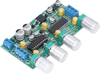 Pwshymi Tone Control Board, Durable, Long Life, Small Size, High Accuracy, AC10-24V, DC12-32V, Audio Amplifier Module for Sound Speaker