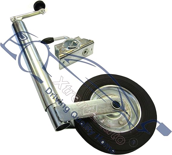 XtremeAuto® Trailer/Caravan Wind Up Jockey Wheel Stand 48mm + Heavy