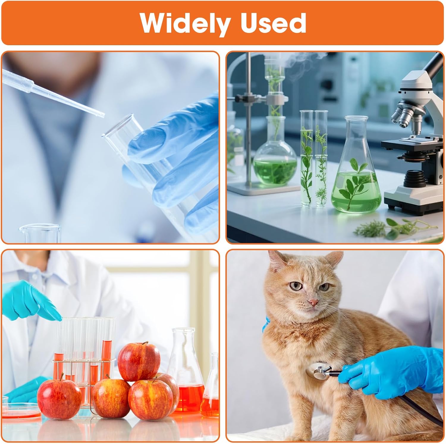 0.5ml 31G 1/4 Inch Syringe for Lab supplies, Liquid Measurement, Individually Wrapped, 20 Pack