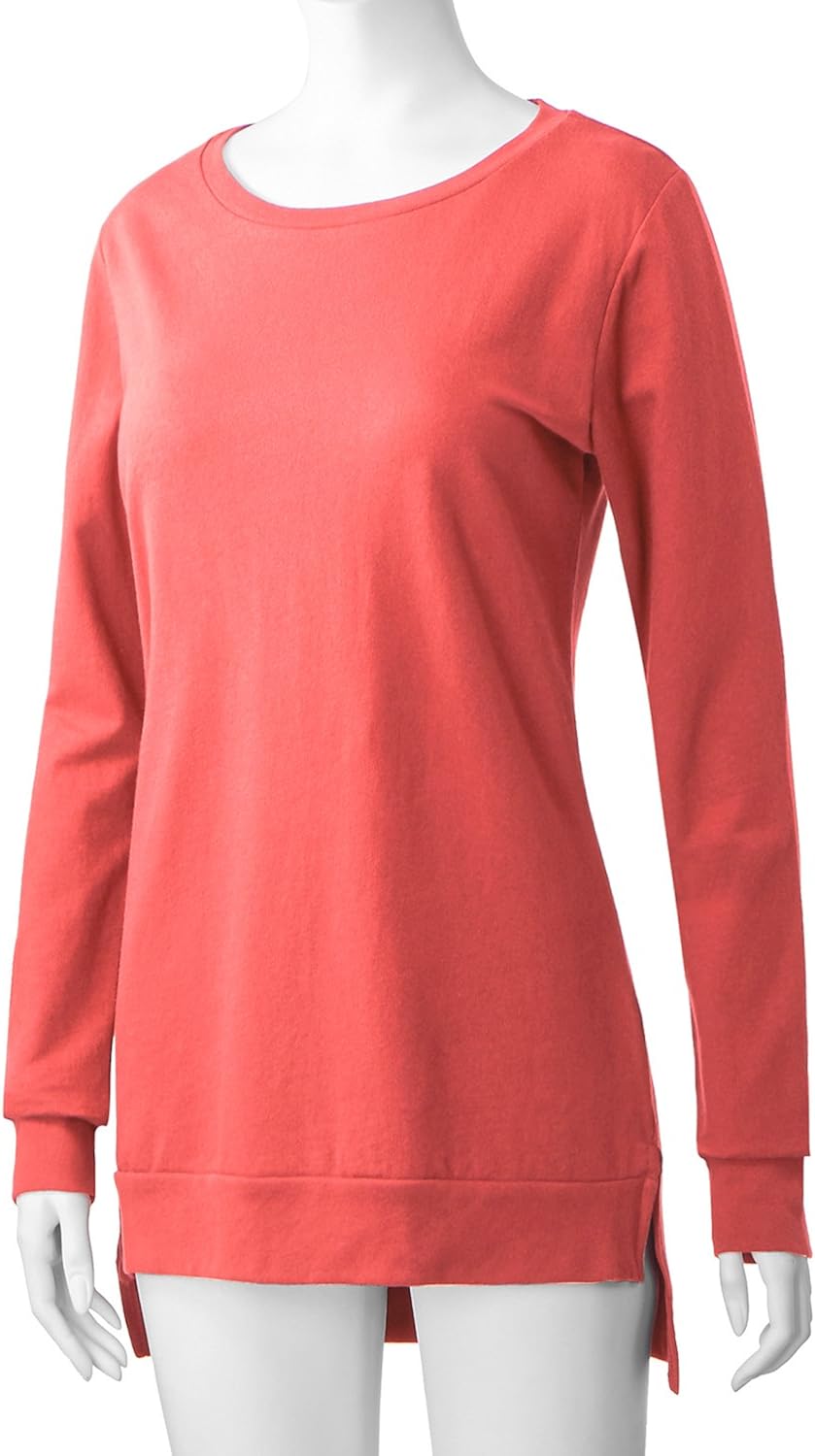 Regna X Long Sleeve Loose Casual Pullover Cute Tunics Sweatshirts for Women (S-3x, we Have Plus Sizes)