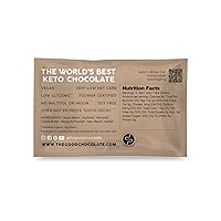 Vista 2 de The Good Chocolate - Minibarras de chocolate keto de almendras saladas, cero azúcar, aperitivo bajo en carbohidratos netos, más bajas en calorías