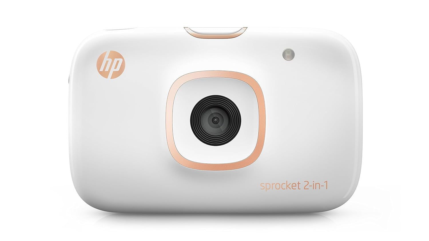 HP Sprocket 2-in-1 Portable Photo Printer & Instant Camera, Print Social Media Photos on 2×3 Sticky-Backed Paper (2FB96A)