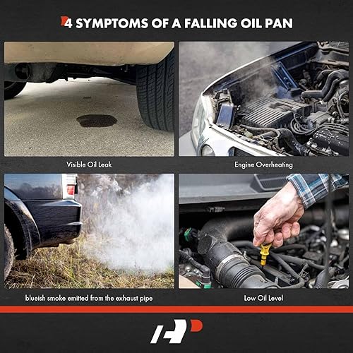 Miniatura 8 de A-Premium Cárter de aceite de motor con tapón de drenaje compatible con Hyundai Santa Fe 2010-2020 Santa Fe Sport 2013-2018 Sonata 2006-2019 Tucson