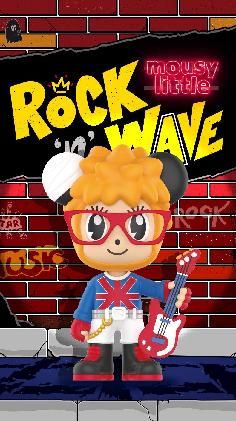 Amazon | POPMART MOUSY LITTLE ROCK 'N' WAVE SERIES BOX