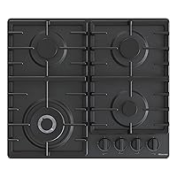 Hisense GM663BHF Piano Cottura a Gas, 4 Zone di Cottura