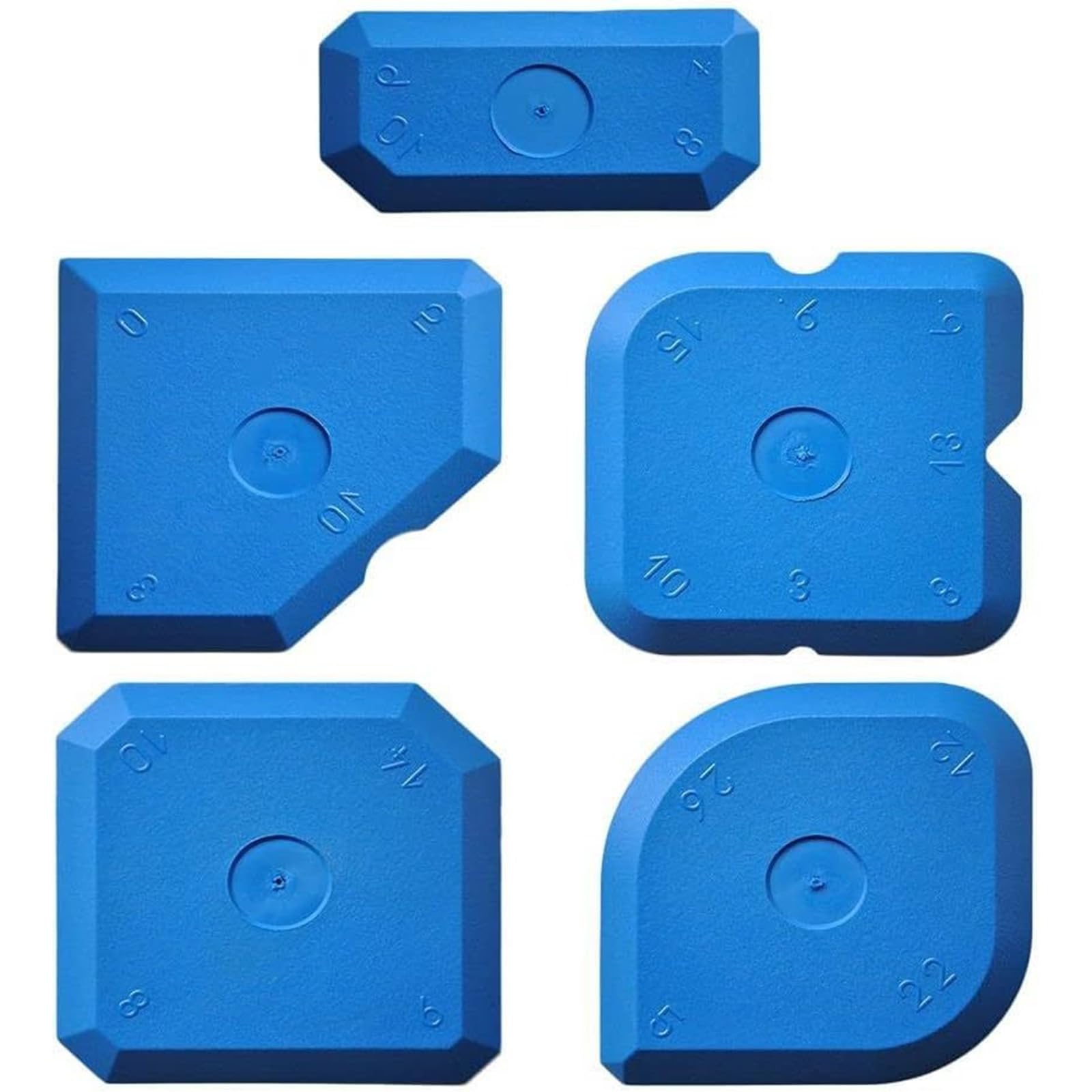 CRFFZ 5Pcs Caulking Tool Set for Repair and Maintenance Sealant Finishing Tool Grout Scrapers Caulking Finishing Set
