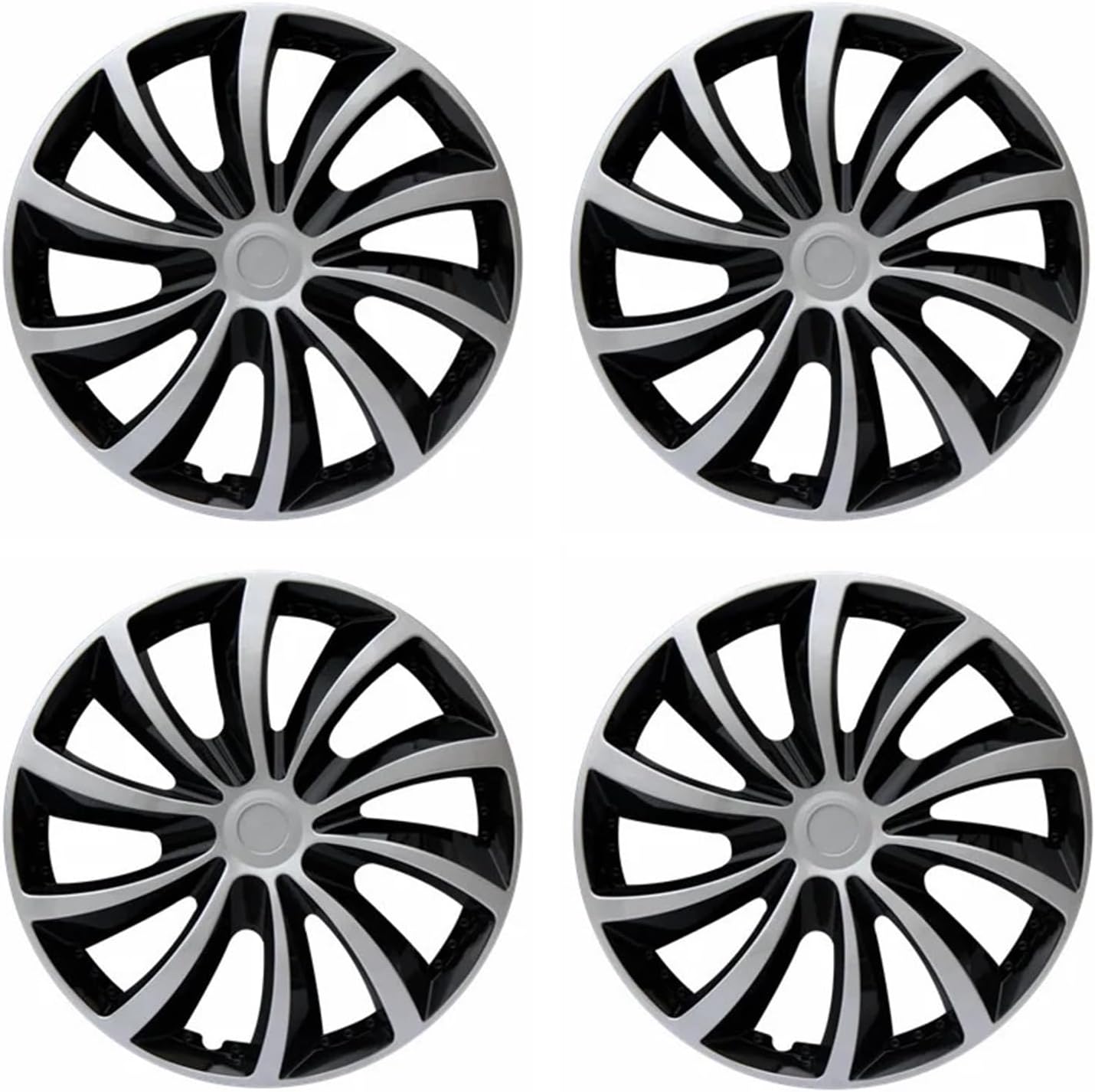 4PCS Universal Hubcap R14 R15 Inch Wheel Cover Replacement Hub Caps Wheel Rim Cover PP Tire Accessories Snap On SUV Truck