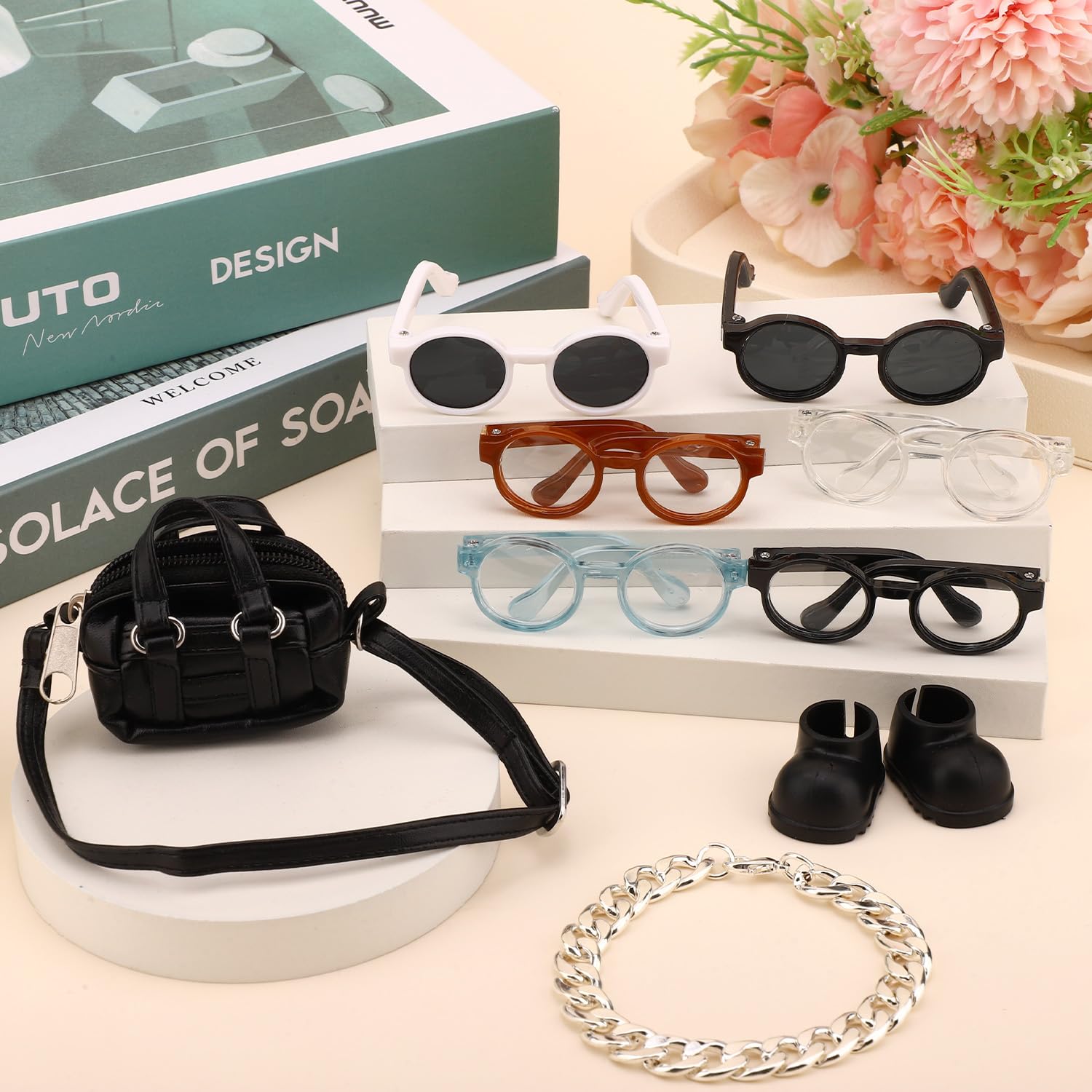 6pcs Doll Dress Up Eyeglasses Set - Image 3