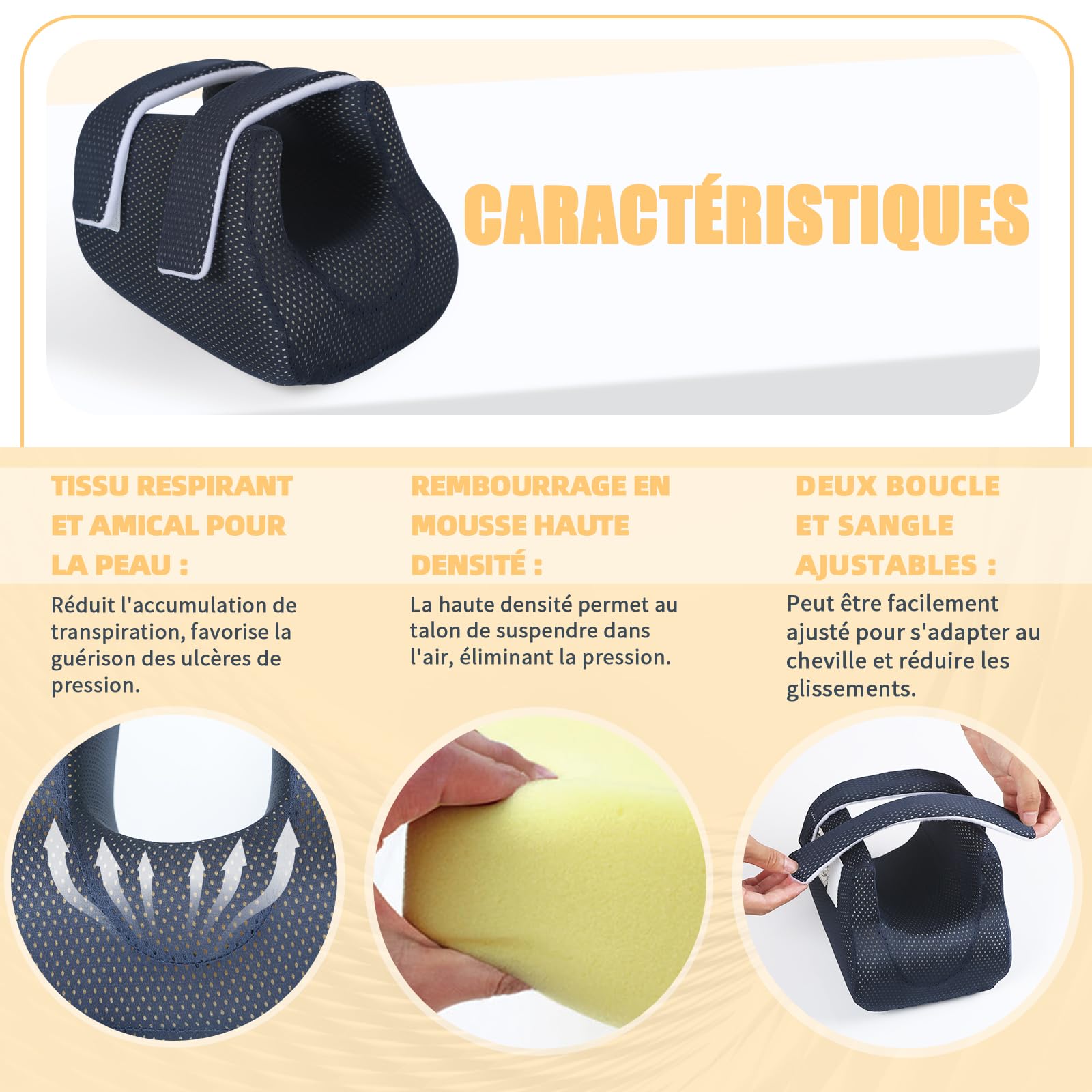 Paralacco 3D per scarpe da ginnastica, cuscino di sollevamento della caviglia, cuscino di supporto del piede per scarpe da ginnastica, cuscini per tacco per alleviare il dolore al tallone, set