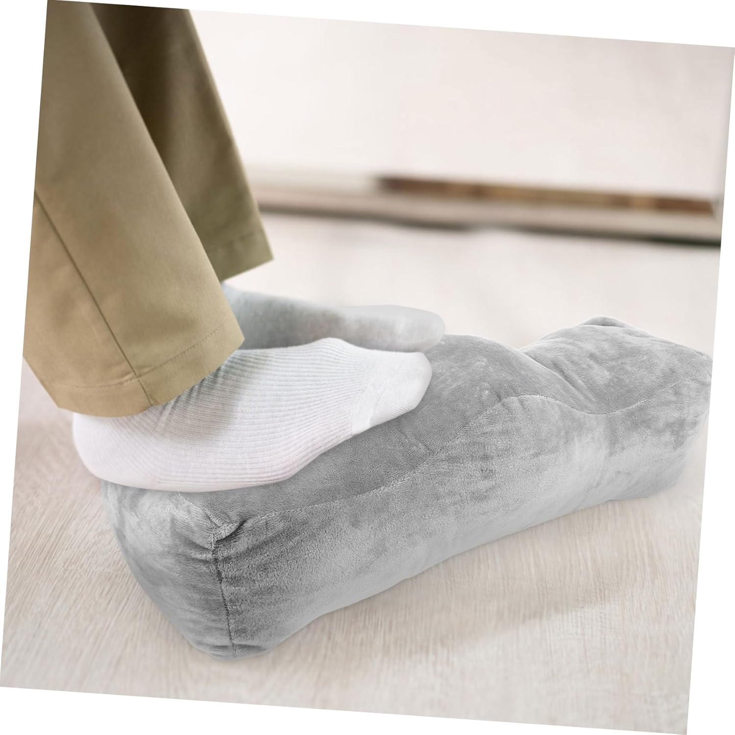 Cabilock Elastic Leg Support Pillow for Elevating Feet and Knees Soft Foot Rest Cushion for Bedroom Sofa Bed Use Relieves Pressure and Improves Circulation Elevation Pad