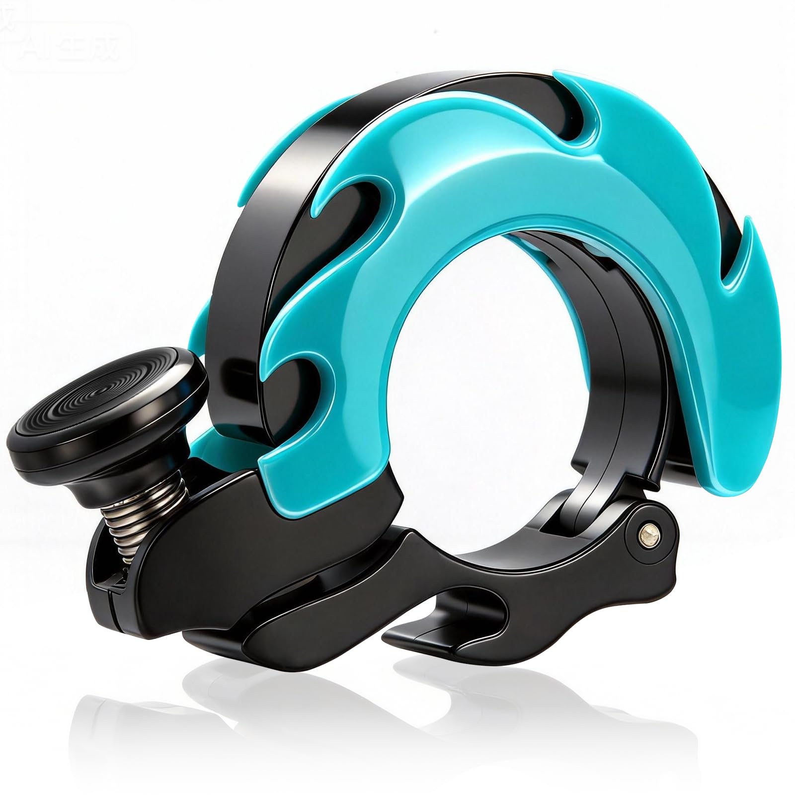 Fahrradklingel Mini Aluminium– Super Laut & Ultra Laut, Upgrade Fahrradklingel für MTB, Rennrad & Ebike – Passend für 19-25.4 mm Lenker, Perfekte Klingel für Mountainbike