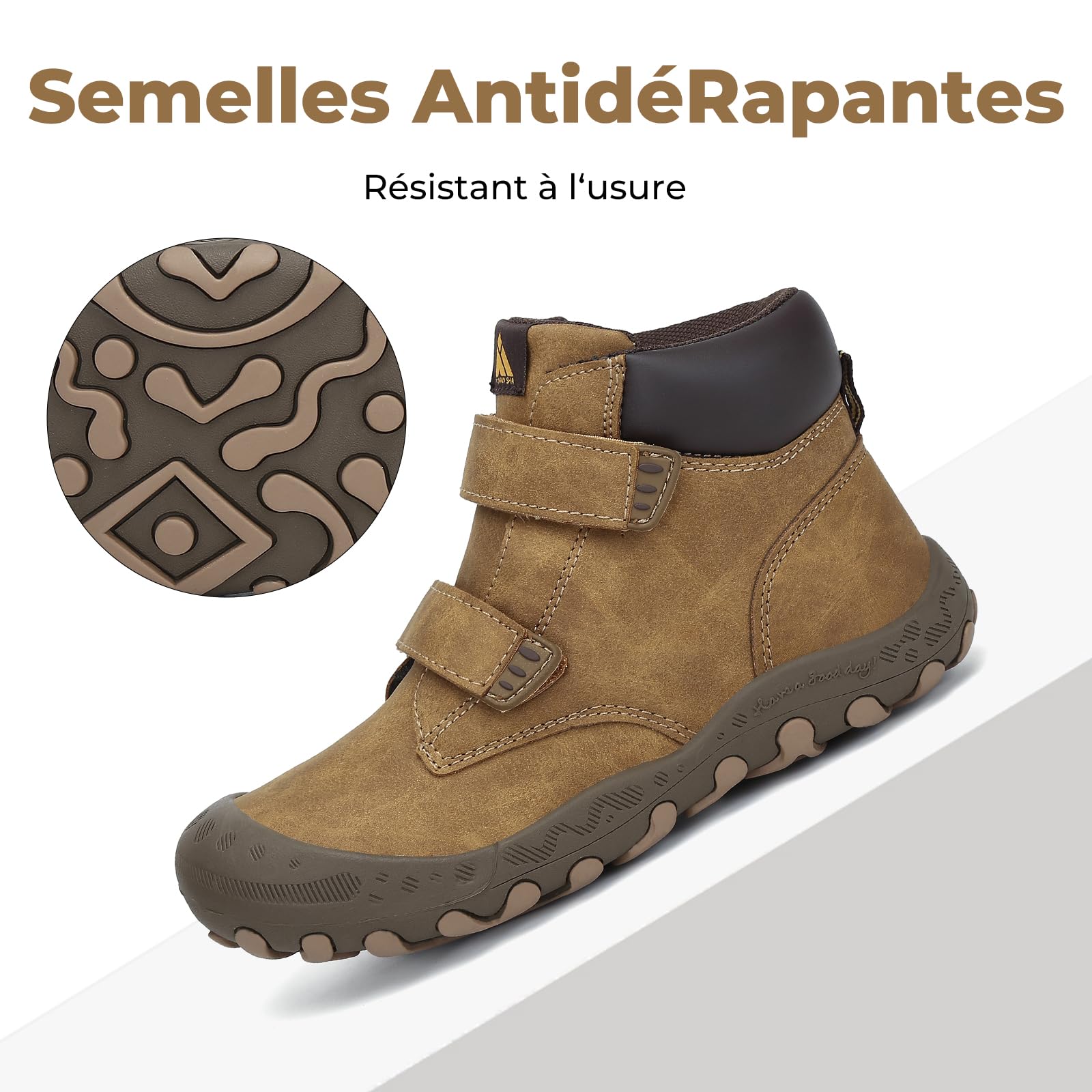 Mishansha Enfant Chaussure de Marche Antidérapant Léger Respirantes Randonnée Garçon Fille