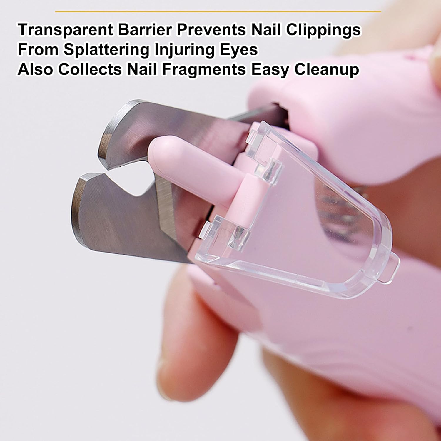 2-in-1 Dog Nail Grinder & Dog Nail Clippers Trimmers for Large Medium Small Dogs Cats Pets Claw Trimmer with LED Lights(White)