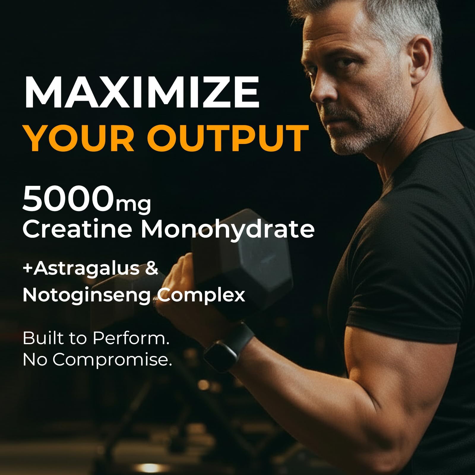 Creatine Monohydrate Chews, 5000mg per Serving, Sugar-Free, 240 Tablets — Amazon image 2