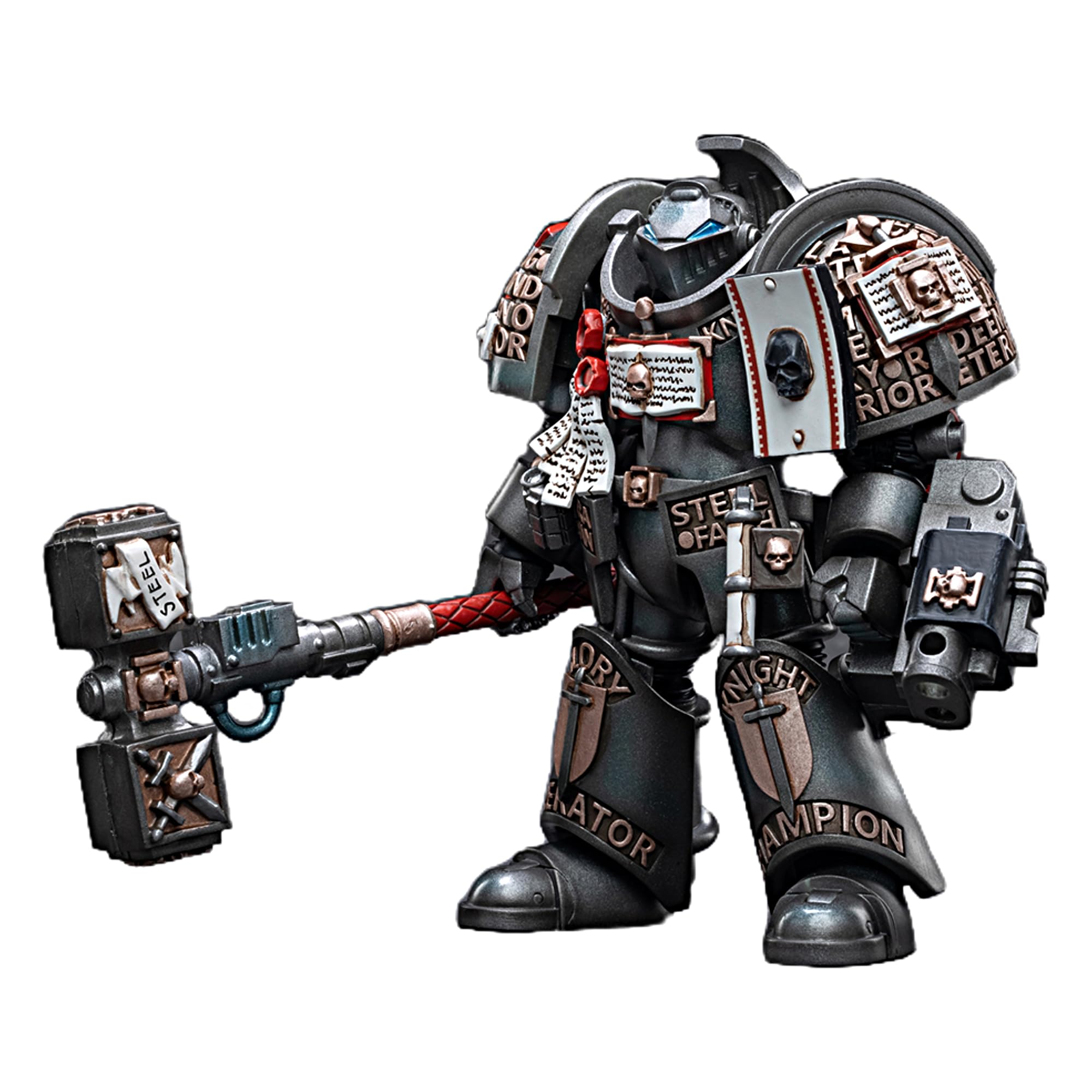 JOYTOY Warhammer 40K 1/18 Figurki akcji Szare Rycerze Terminator Caddon Vibova Model kolekcjonerski