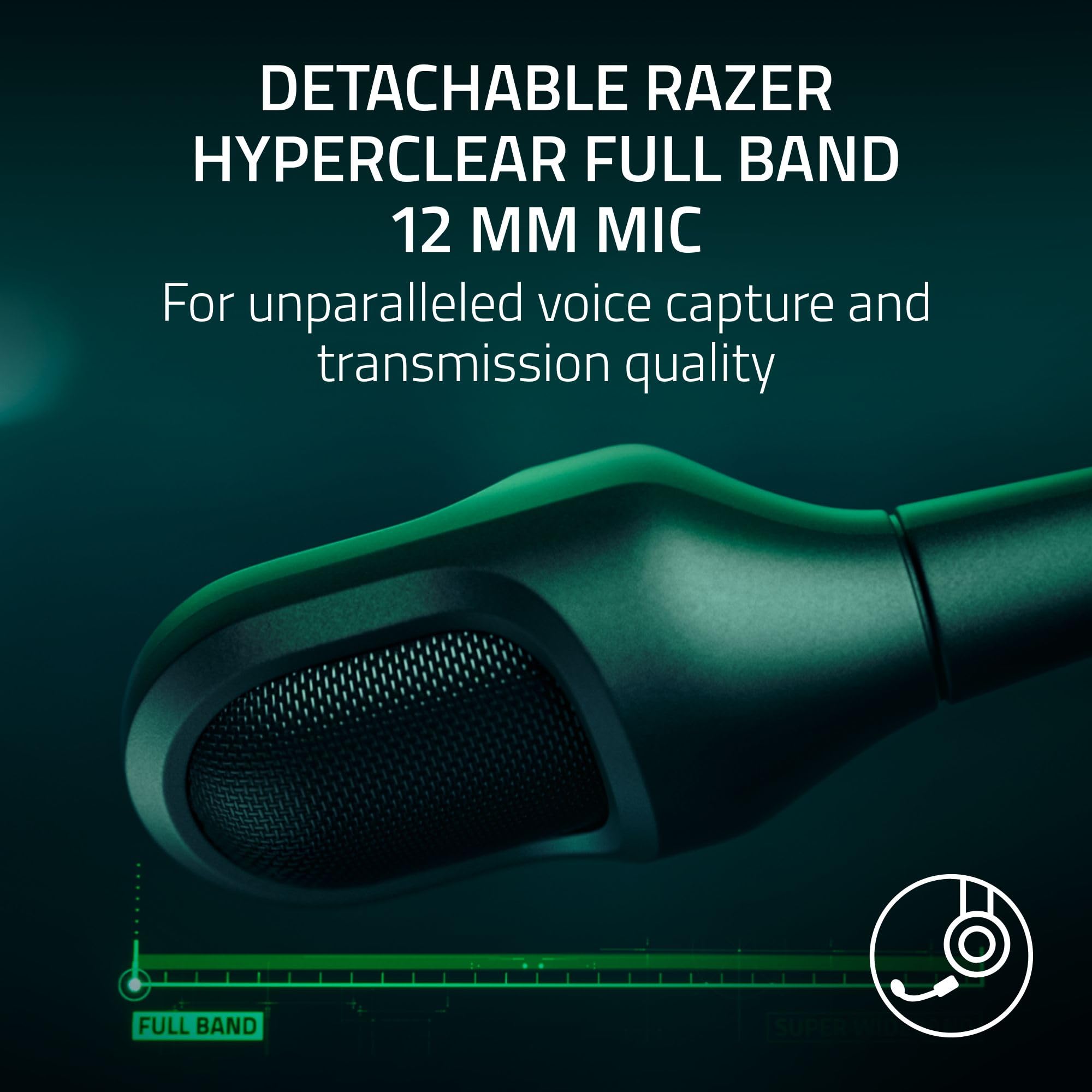 Razer BlackShark V3 Pro Wireless ANC Gaming Headset for PC: Full Band Mic - 50mm Drivers - 2.4 GHz, Bluetooth, USB, 3.5mm - Works with Mac, PS5, Nintendo Switch, Smartphone - Counter-Strike 2 Edition