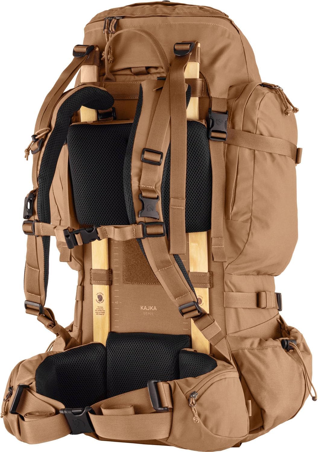 Fjällräven Unisex Kajka 55 M/L Sports backpack (pack of 1), Khaki Dust, One Size, Sport