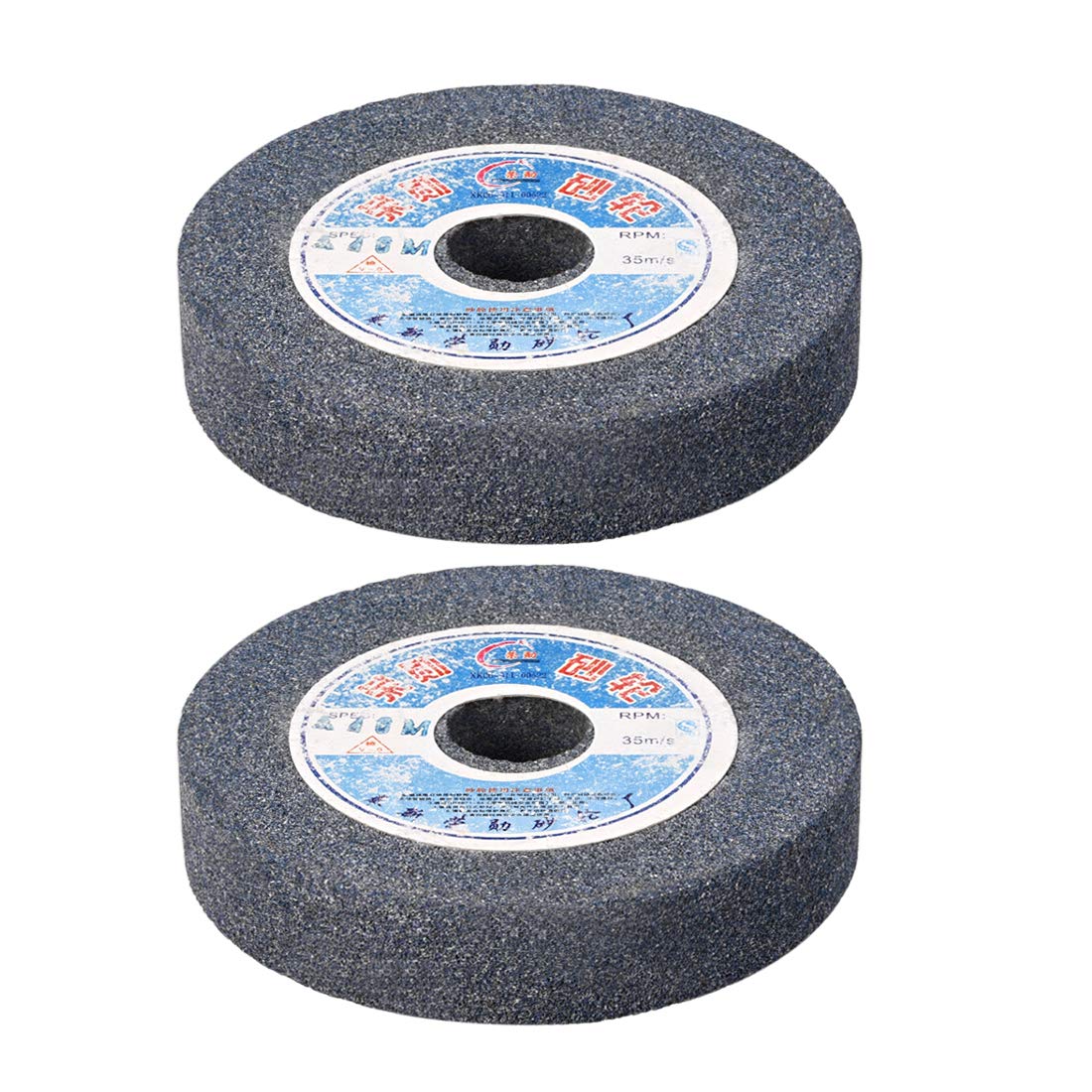 uxcell 4-Inch Bench Grinding Wheels Aluminum Oxide 60 Grits Surface Grinding Ceramic Tools