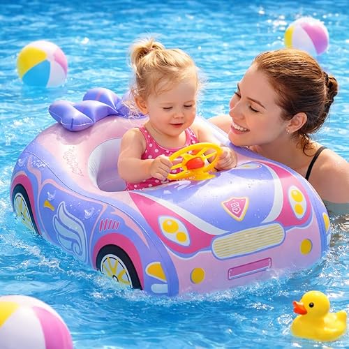 Flotador de piscina para bebé, flotadores 3D para niños pequeños de 1 a 2 años, flotadores de piscina para bebés de 6 a 12 meses, flotadores de