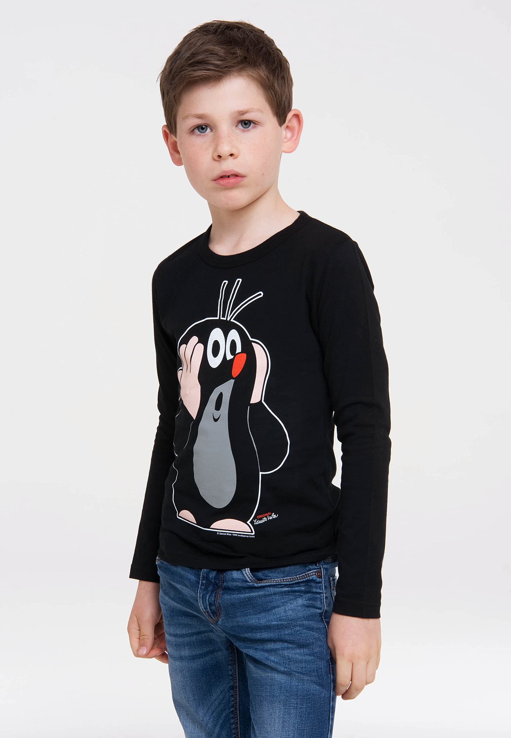 Logoshirt® Der kleine Maulwurf Langarmshirt Kinder