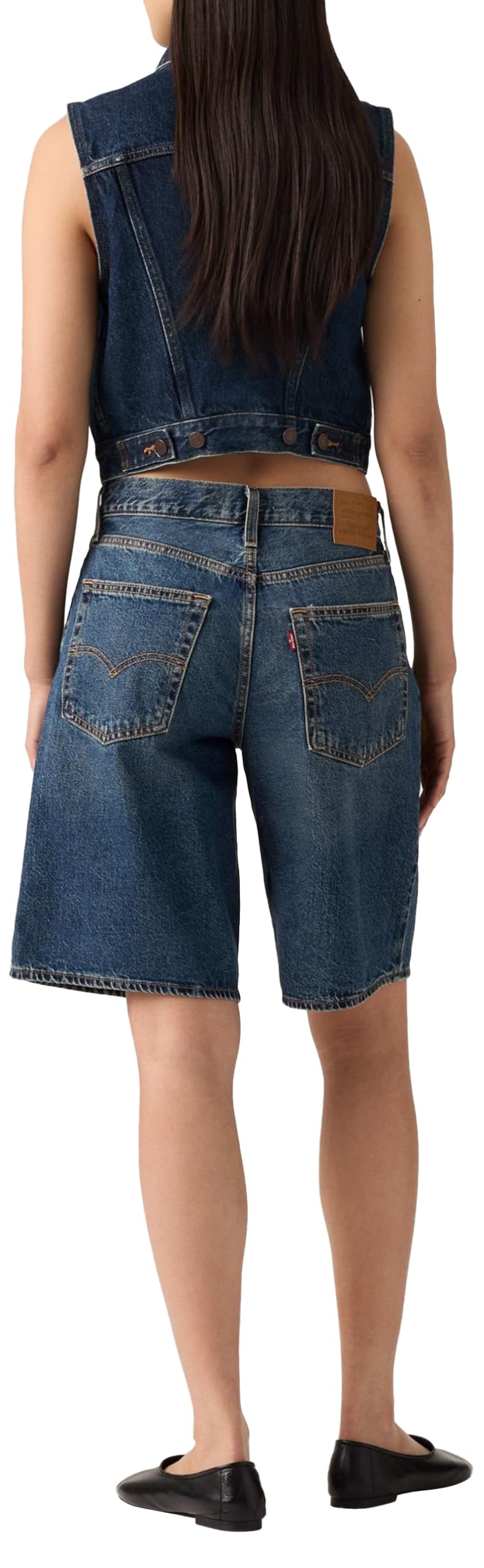 Levi's - Baggy Dad Jort, Pantaloncini in Denim Donna
