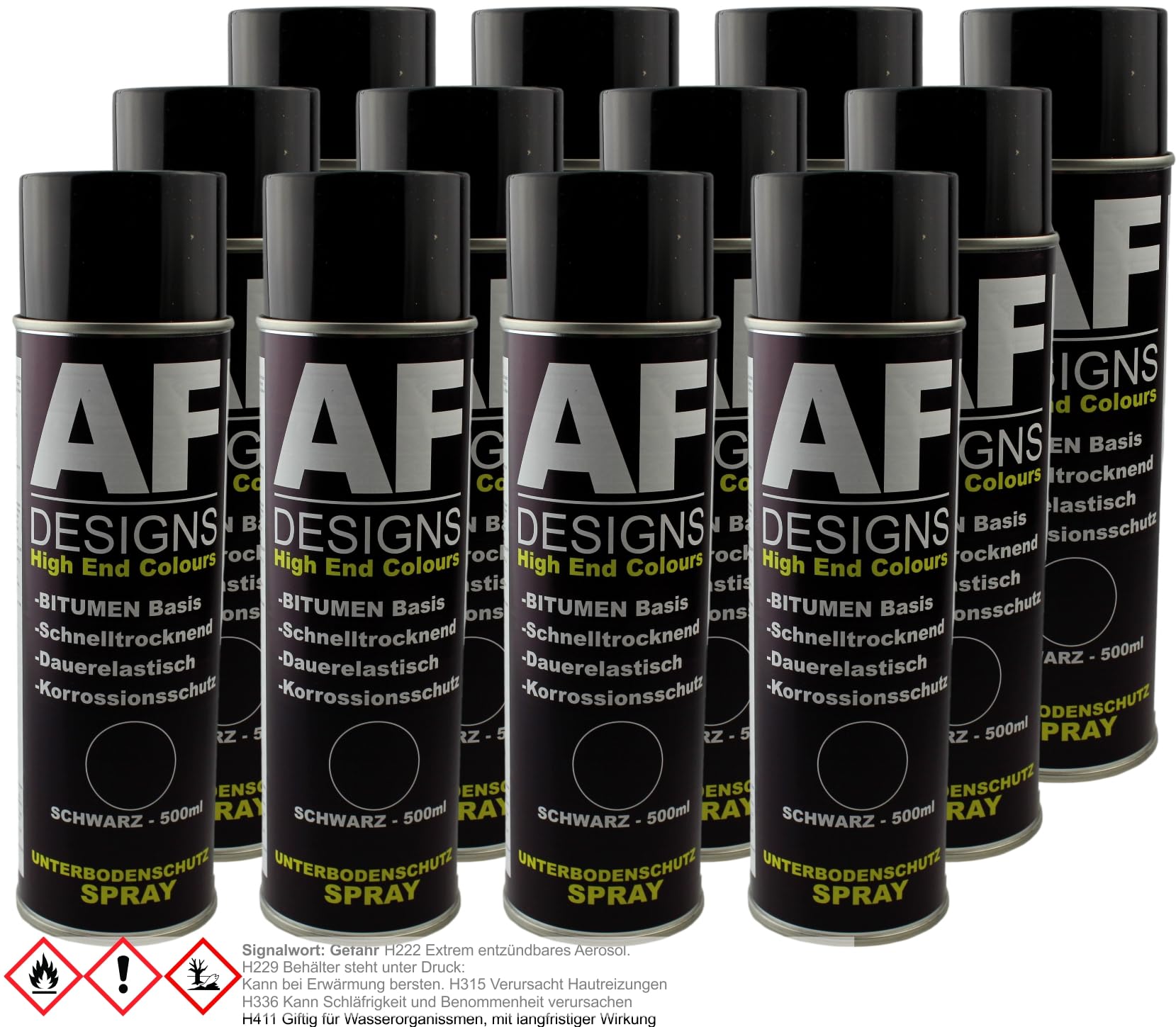 Alex Flittner Designs Unterbodenschutz Bitumen Spray 12x Versiegelung