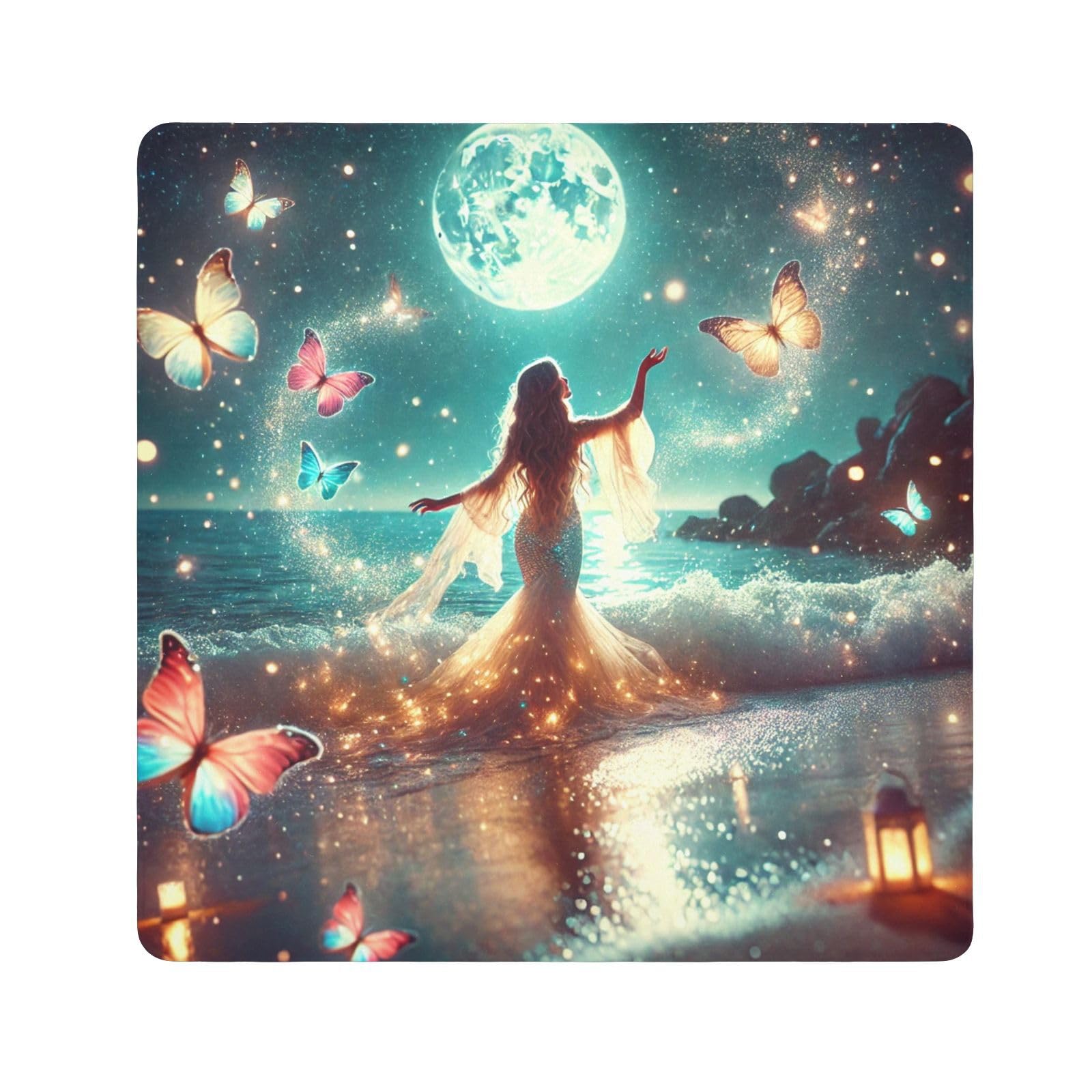 Joko Ivery Butterfly Moon Blue Self-adhesive Cloth 17.7