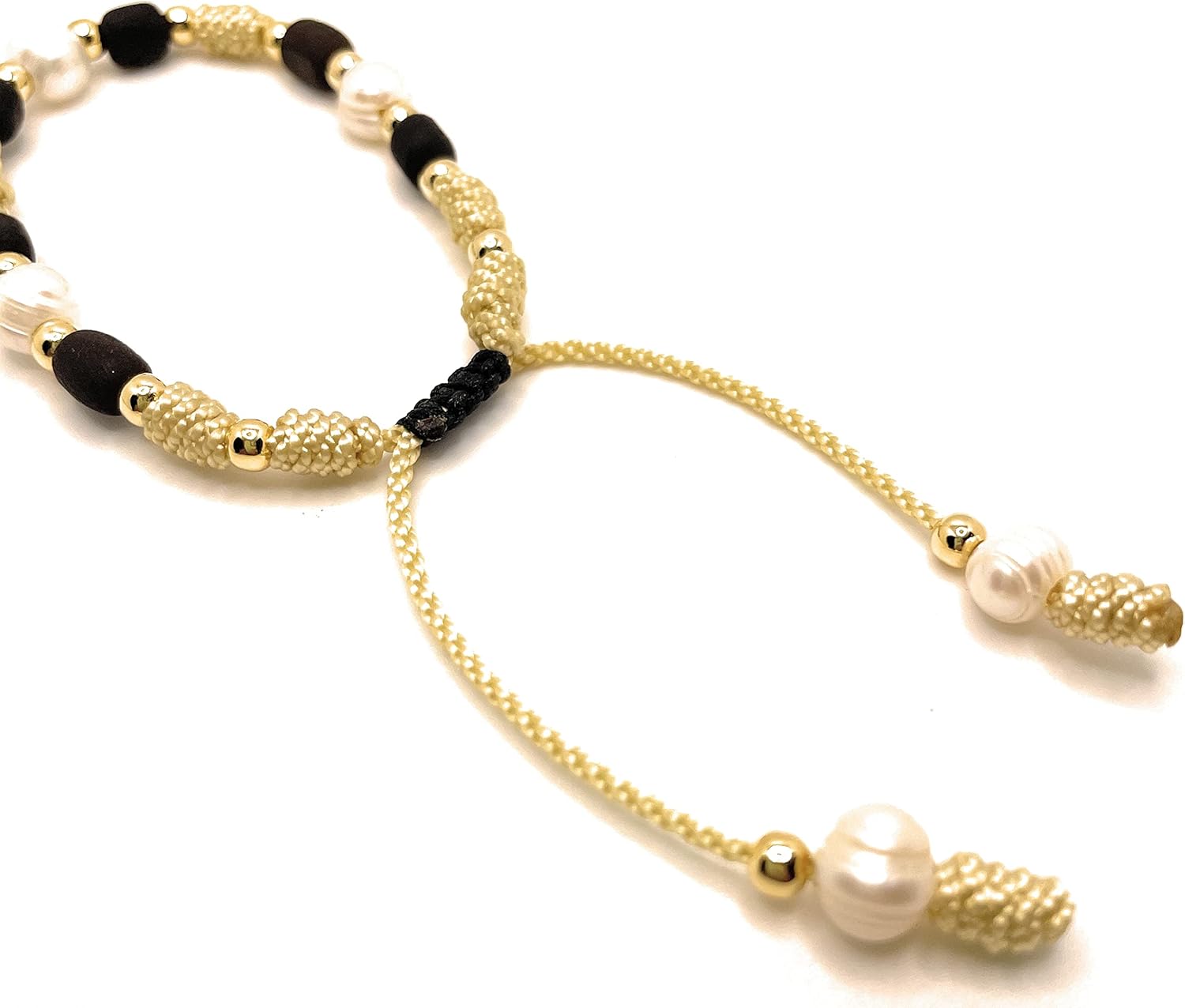 Archangel Michael, Archangel Adjustable Bracelet, Saint Michael, Saint Bracelet, Guardian Angel, Jewelry of Saints, Cataholic bracelet for women, Catholic gifts, Pearl bracelet, Jewelry for Women. - Image 5